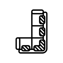 2 L Sectional sofa 1